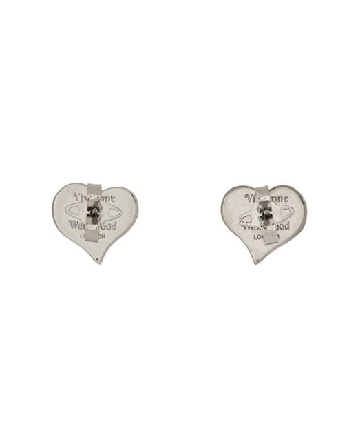 Vivienne Westwood White Earrings Petra