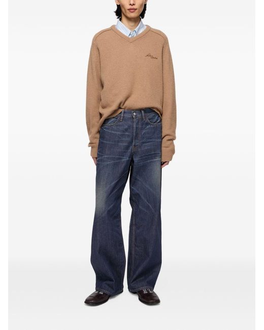 Acne Blue 1981 Denim Cotton Jeans for men