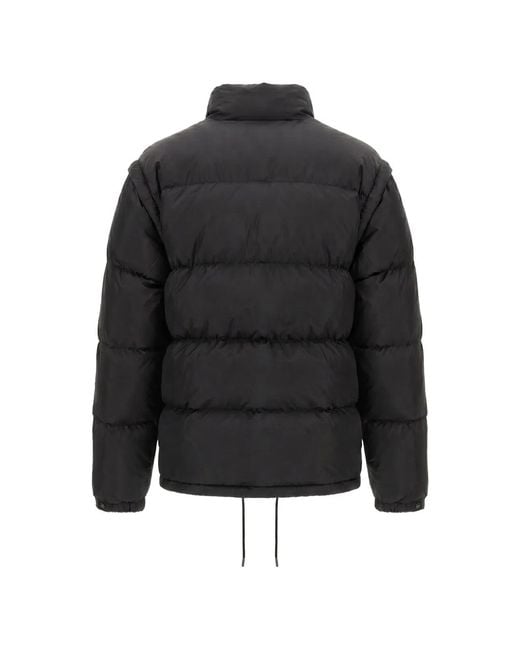 Prada Black Re-Nylon Down Jacket for men