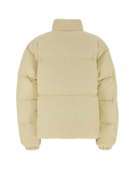 Jil Sander Natural Down Jacket 24 W Logo