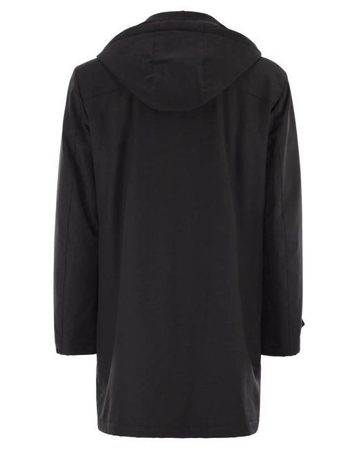Fay Black Morning Coat Travel for men
