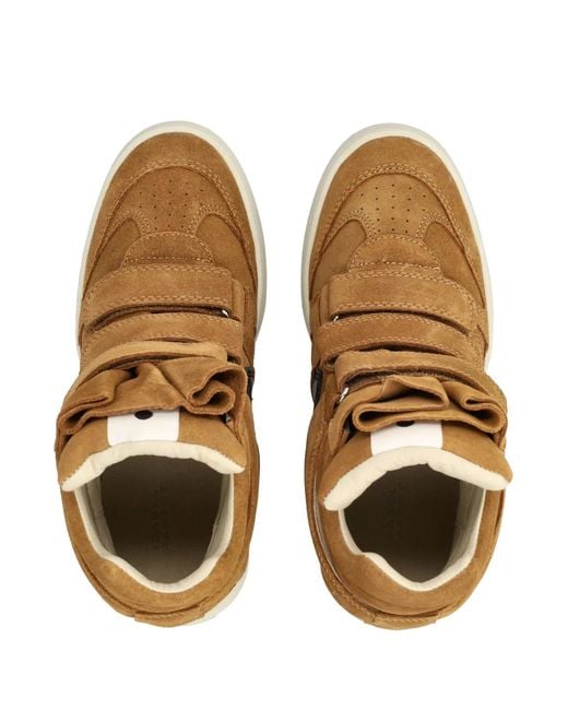 Isabel Marant Brown Im3 Wedge Sneakers