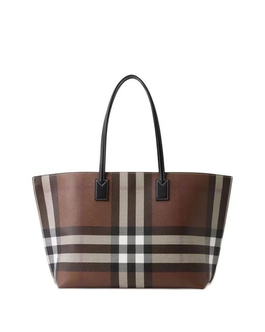 Burberry Brown Ll Md Soft Tb Tote Gc9