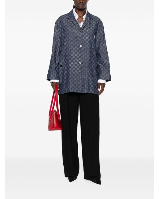 Gucci Blue Dark Shirt