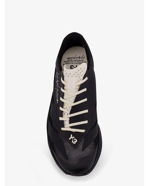 Y-3 White Y-3 Adizero Mesh And Rubber Sneakers for men