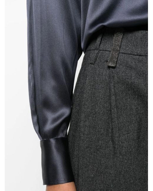 Brunello Cucinelli Gray Regular Pants
