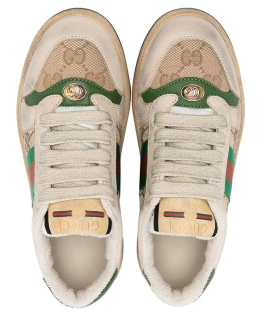 Gucci Multicolor Neutrals Trainers
