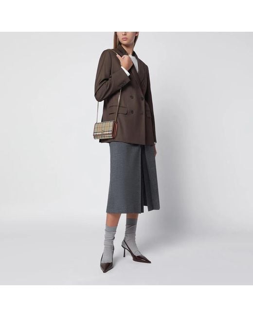 Burberry Natural Check Chain Wallet