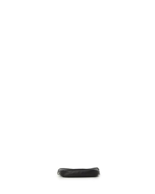 Roger Vivier White Micro Pilgrim Leather Bag