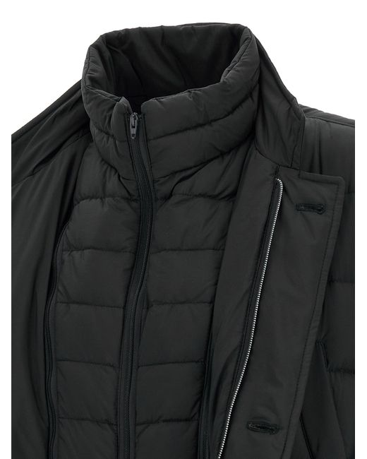 Herno Black 'Il Cappotto' Down Jacket for men