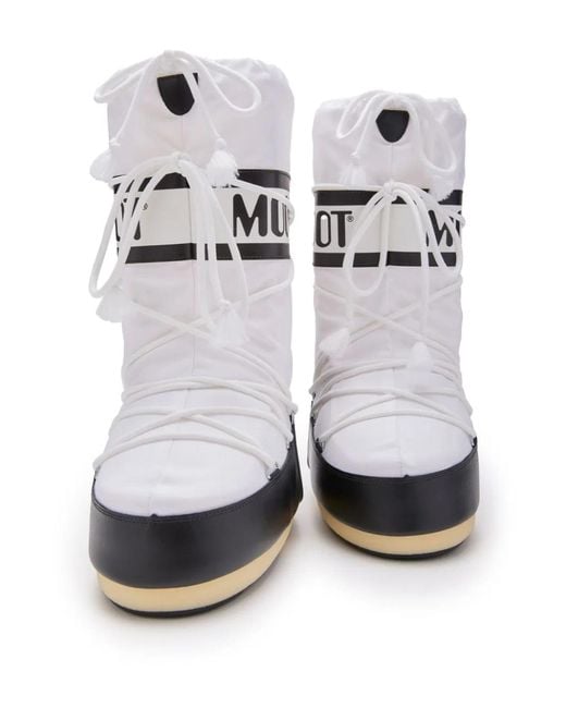 Moon Boot White Icon Snow Boots for men