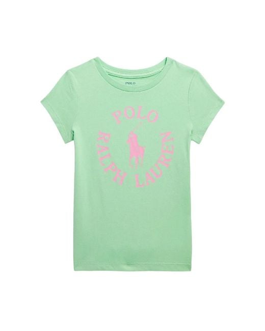 Polo Ralph Lauren Green T-Shirt With Logo