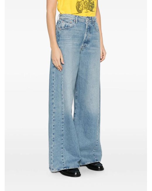 Mother Blue Jean The Pipe Dream Sneak Denim Hood