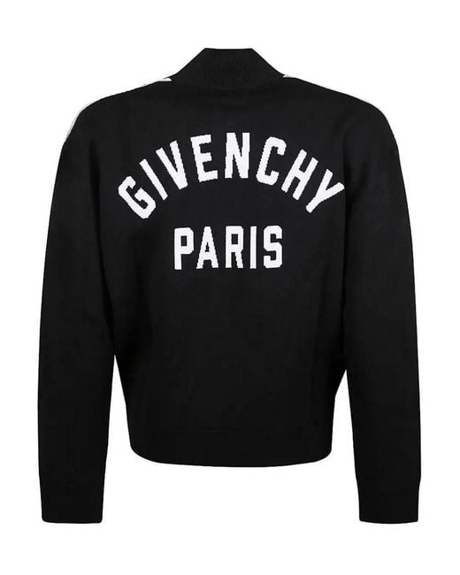 Givenchy Black Couture Seam Zipped Cardigan for men