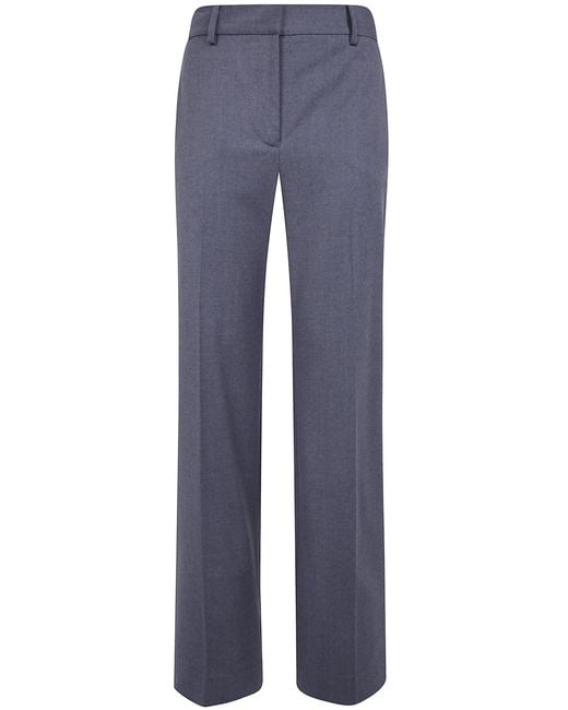 Antonelli Blue "Robinia" Straight Leg Trousers