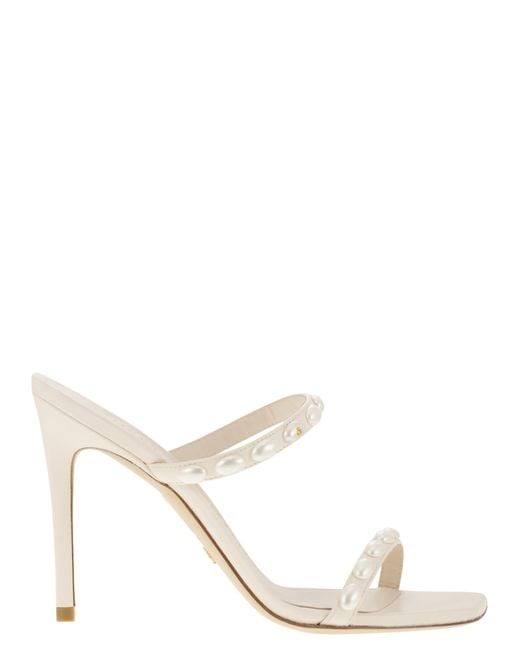 Stuart Weitzman White Pearlita