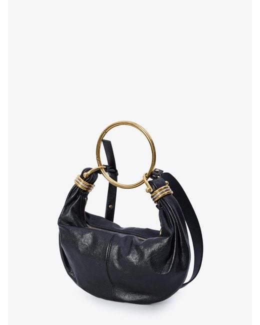 Chloé Blue Bracelet Leather Hobo-Bag