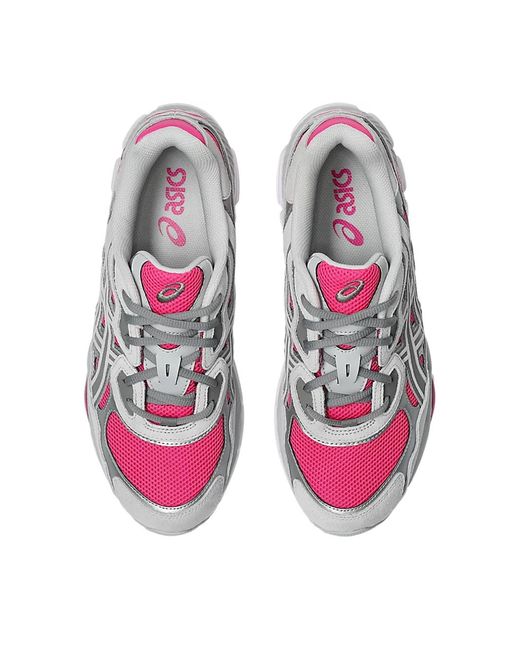 Asics Pink Gel-Nyc Mesh And Suede Sneakers