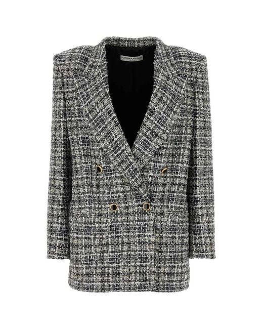 Alessandra Rich Black Jackets And Vests