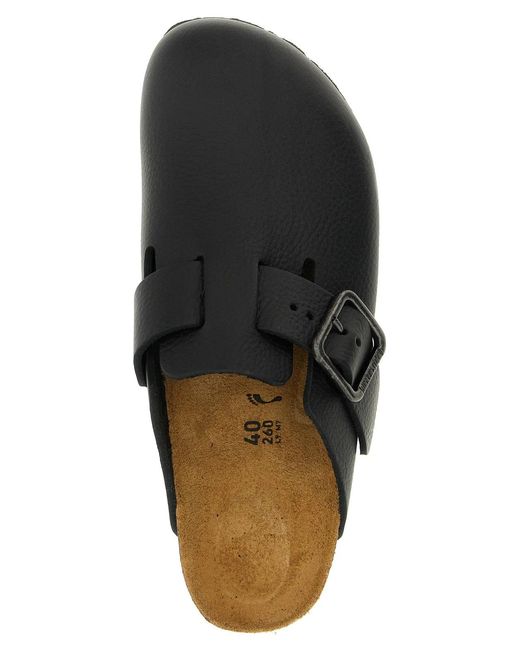 Birkenstock Black 'Boston Wire Buckle' Sabots