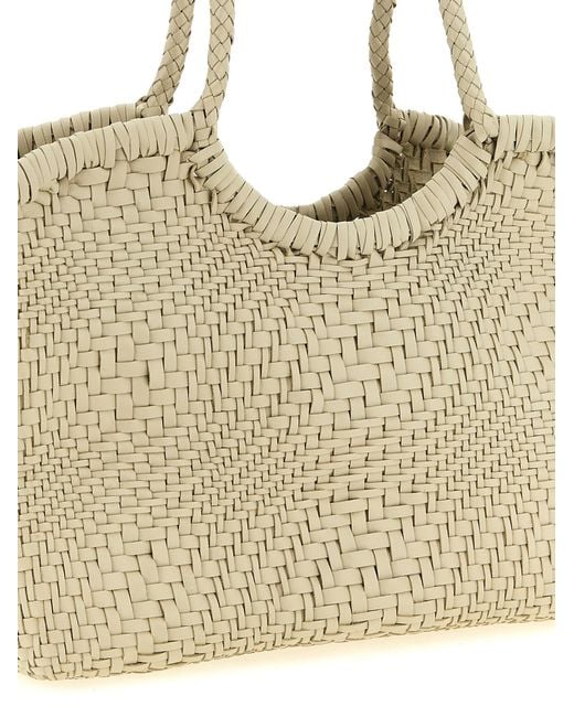 Dragon Diffusion Natural 'Nantucket Optical' Shoulder Bag
