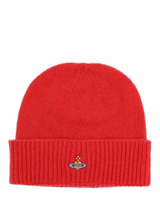 Vivienne Westwood Red Cashmere Beanie