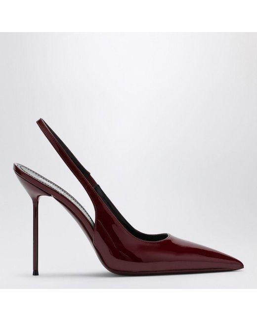 Paris Texas Red Slingback Lidia Rouge Noir
