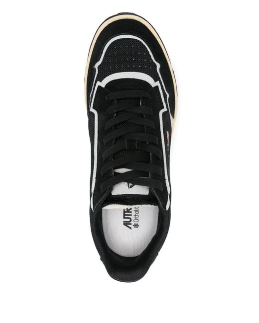 Autry Black Mesh And Suede Sneaker for men