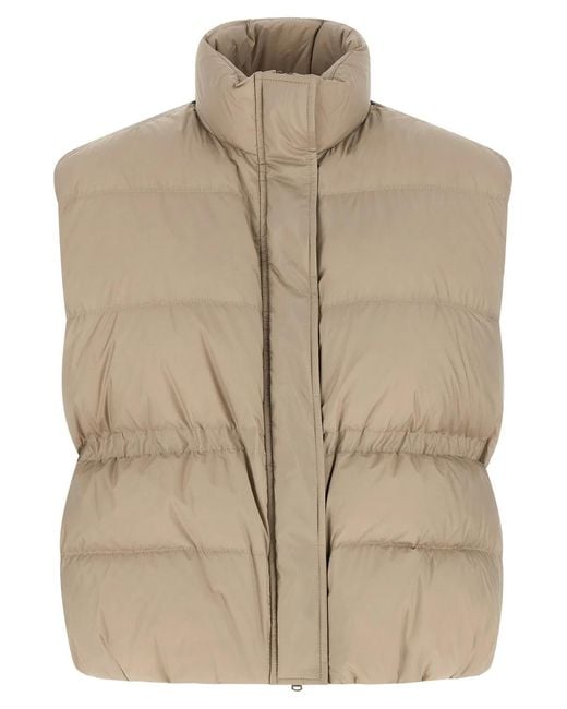 Brunello Cucinelli Natural 'Monile' Vest