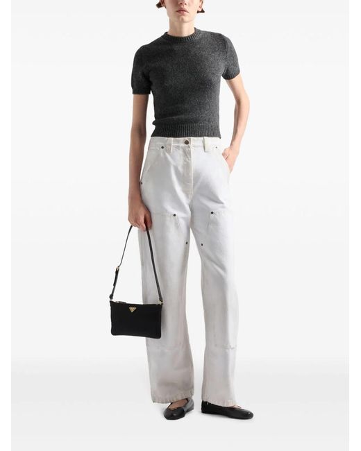 Prada Black Re-Nylon Shoulder Bag