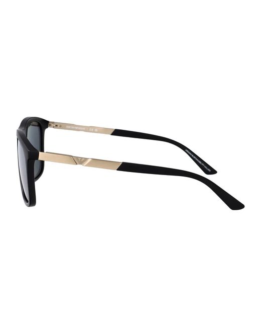 Emporio Armani Black Acetate Sunglasses