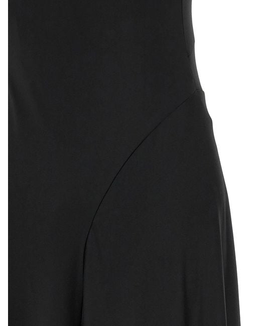 Victoria Beckham Black 'Zipped Front' Dress