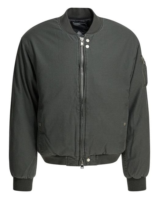 Nonnative Black "Trooper Puff" Bomber Jacket for men
