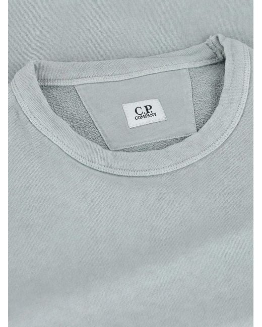 C P Company Gray C.P.Company Cotton Sweatshirt for men