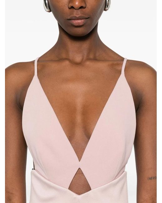 Solace London Pink Avallon Maxi Dress