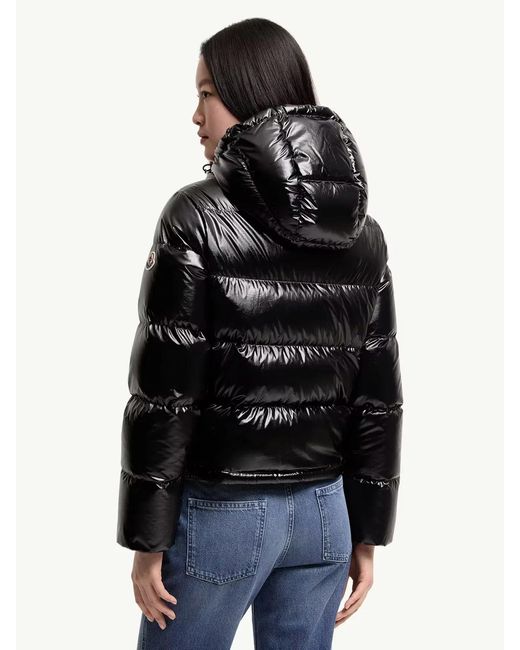 Moncler Black Niveole Short Down Jacket