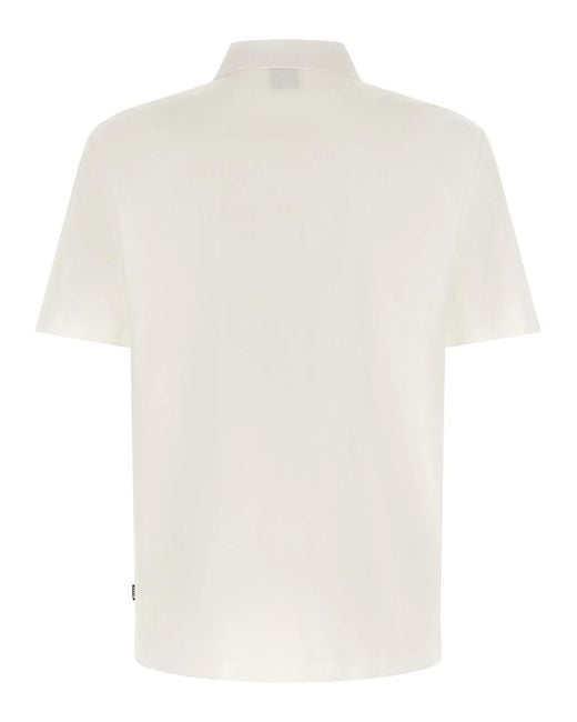 Boss White 'C-Parris 01' Polo Shirt for men