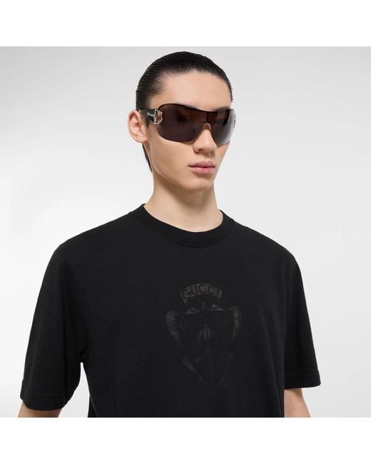 Gucci Black T-Shirt for men