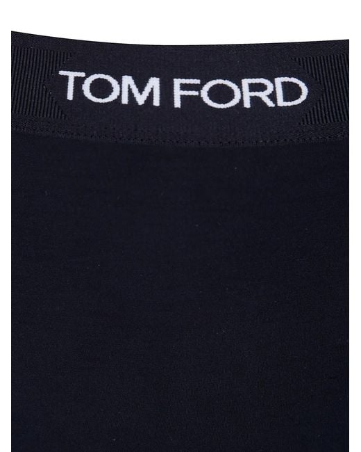 Tom Ford Blue Modal Briefs Bottom