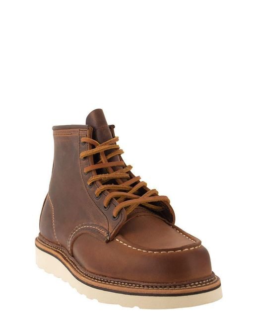 Red Wing Brown Classic Moc for men