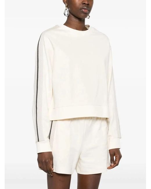 Moncler Natural Round Neck Sweatshirt