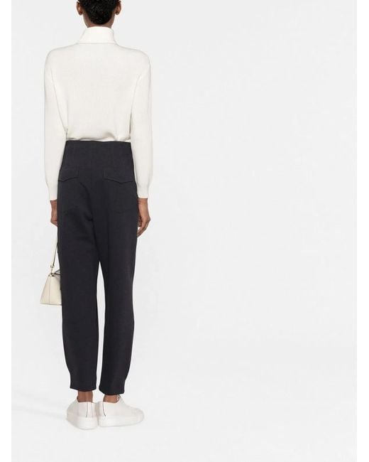 Brunello Cucinelli White Cashmere Turtleneck Sweater