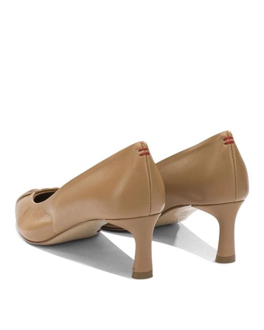 Halmanera Natural Leather Heeled Shoes