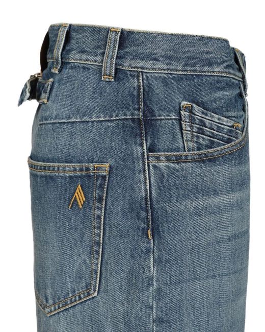 The Attico Blue Sky Cotton Trousers
