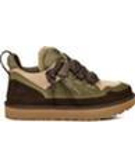 Ugg Black Lowmel Suede And Nylon Sneakers for men