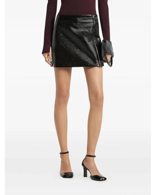 Courreges Black Courregès One Minute Mini-Skirt