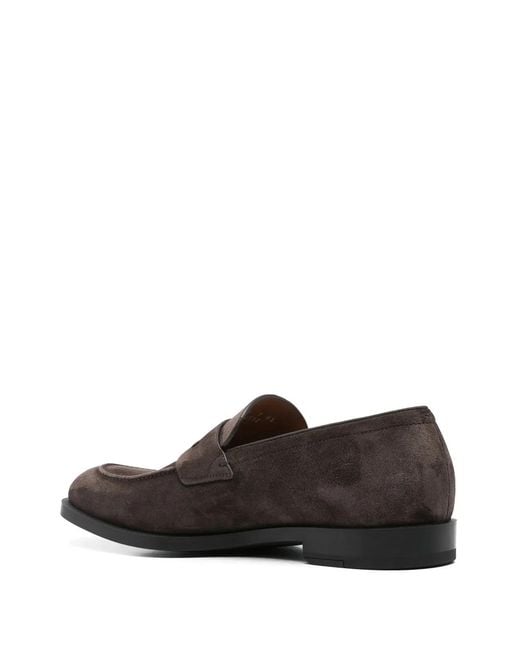 Zegna Brown New Classic Flex Loafers for men