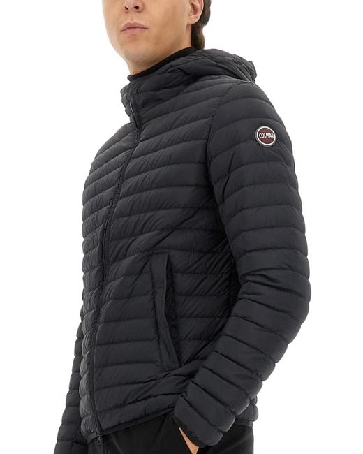 Colmar Gray Lightweight Down Jacket With Hood for men