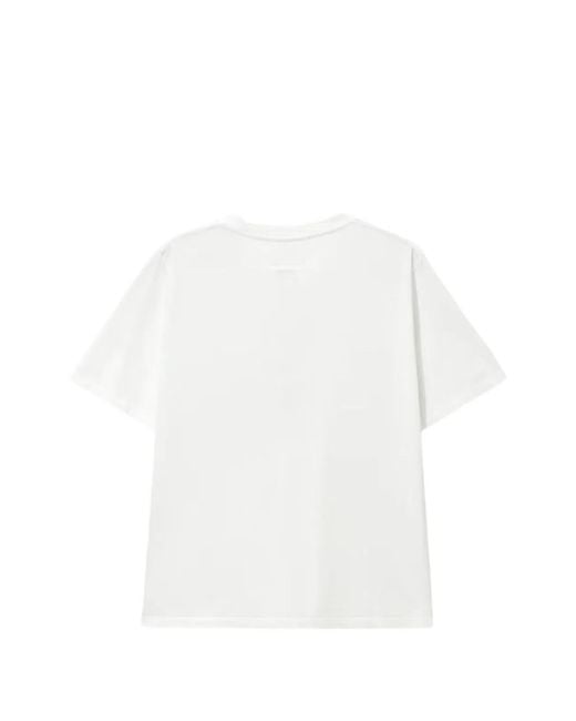 MM6 by Maison Margiela White T-Shirt for men