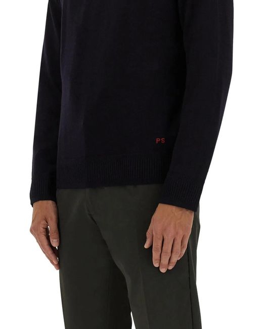 Paul Smith Black Ps Paul Smith Merino Wool Sweaters for men